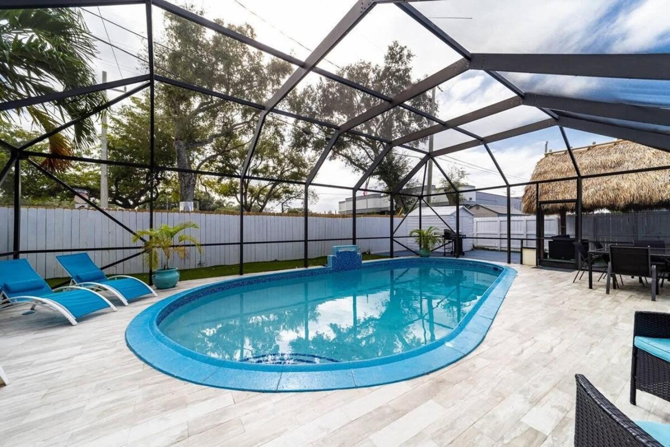 Private Heated Pool Villa In Ftl Near Beach 포트 로더데일 외부 사진